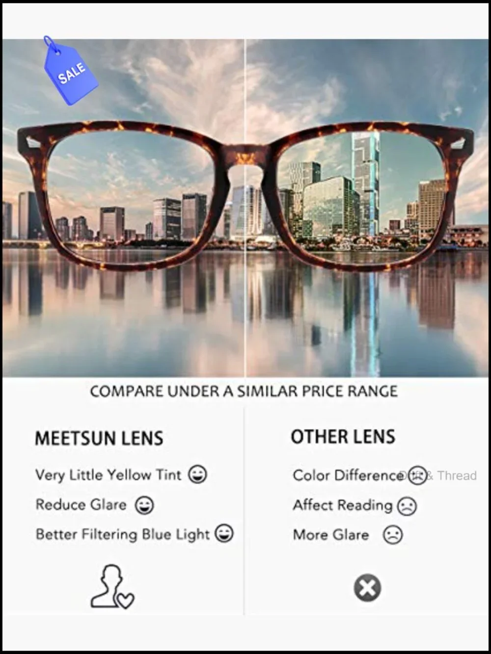 Blue Light Blocking Glasses Anti Eye Strain UV400 for Men Women